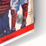 Vintage Magazine Cover Art - American Boy Bat-Boying for the Yankees