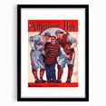 Vintage Magazine Cover Art - American Boy Bat-Boying for the Yankees