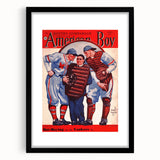 Vintage Magazine Cover Art - American Boy Bat-Boying for the Yankees