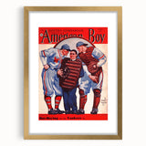 Vintage Magazine Cover Art - American Boy Bat-Boying for the Yankees