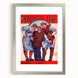 Vintage Magazine Cover Art - American Boy Bat-Boying for the Yankees