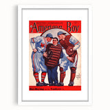 Vintage Magazine Cover Art - American Boy Bat-Boying for the Yankees