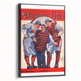 Vintage Magazine Cover Art - American Boy Bat-Boying for the Yankees