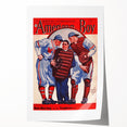 Vintage Magazine Cover Art - American Boy Bat-Boying for the Yankees