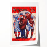 Vintage Magazine Cover Art - American Boy Bat-Boying for the Yankees
