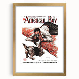 Vintage Magazine Cover Art - American Boy River Man April 1938