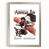 Vintage Magazine Cover Art - American Boy River Man April 1938