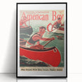 Vintage Magazine Cover Art - American Boy August 1936 Canoe Adventure