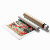 Vintage Magazine Cover Art - American Boy August 1936 Canoe Adventure