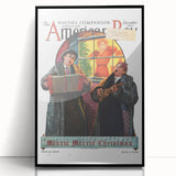 Vintage Magazine Cover Art - American Boy December 1931 Merrie Christmas