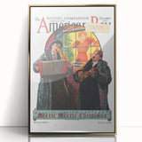 Vintage Magazine Cover Art - American Boy December 1931 Merrie Christmas