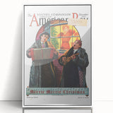 Vintage Magazine Cover Art - American Boy December 1931 Merrie Christmas