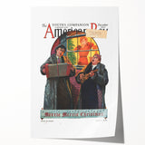 Vintage Magazine Cover Art - American Boy December 1931 Merrie Christmas