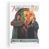 Vintage Magazine Cover Art - American Boy December 1931 Merrie Christmas