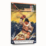 Vintage Magazine Cover Art - American Boy February 1931 Land of No Shadow