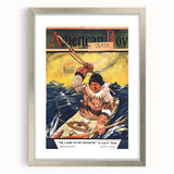 Vintage Magazine Cover Art - American Boy February 1931 Land of No Shadow