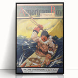 Vintage Magazine Cover Art - American Boy February 1931 Land of No Shadow