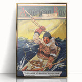 Vintage Magazine Cover Art - American Boy February 1931 Land of No Shadow