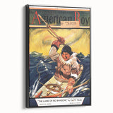 Vintage Magazine Cover Art - American Boy February 1931 Land of No Shadow