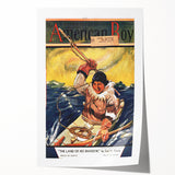 Vintage Magazine Cover Art - American Boy February 1931 Land of No Shadow