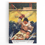 Vintage Magazine Cover Art - American Boy February 1931 Land of No Shadow