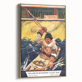 Vintage Magazine Cover Art - American Boy February 1931 Land of No Shadow