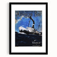 Vintage Magazine Cover Art - American Boy February 1937 Wildcat