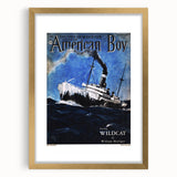 Vintage Magazine Cover Art - American Boy February 1937 Wildcat