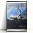 Vintage Magazine Cover Art - American Boy February 1937 Wildcat