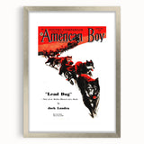 Vintage Magazine Cover Art - American Boy February 1938 Lead Dog