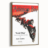 Vintage Magazine Cover Art - American Boy February 1938 Lead Dog