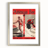 Vintage Magazine Cover Art - American Boy January 1937 Swamp Man
