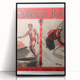 Vintage Magazine Cover Art - American Boy January 1937 Swamp Man