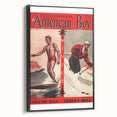 Vintage Magazine Cover Art - American Boy January 1937 Swamp Man