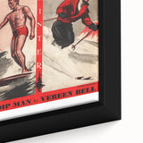 Vintage Magazine Cover Art - American Boy January 1937 Swamp Man