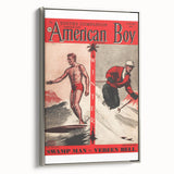 Vintage Magazine Cover Art - American Boy January 1937 Swamp Man