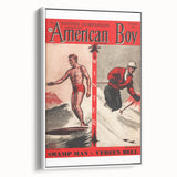 Vintage Magazine Cover Art - American Boy January 1937 Swamp Man