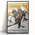Vintage Magazine Cover Art - American Boy January 1938 Mystery of Mallards
