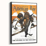 Vintage Magazine Cover Art - American Boy January 1938 Mystery of Mallards