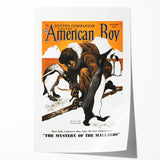 Vintage Magazine Cover Art - American Boy January 1938 Mystery of Mallards