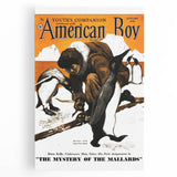 Vintage Magazine Cover Art - American Boy January 1938 Mystery of Mallards