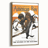 Vintage Magazine Cover Art - American Boy January 1938 Mystery of Mallards