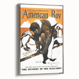Vintage Magazine Cover Art - American Boy January 1938 Mystery of Mallards