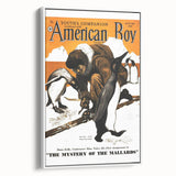 Vintage Magazine Cover Art - American Boy January 1938 Mystery of Mallards