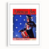 Vintage Magazine Cover Art - American Boy July 1936 Mosquito Fleet