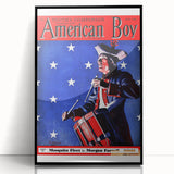 Vintage Magazine Cover Art - American Boy July 1936 Mosquito Fleet