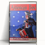 Vintage Magazine Cover Art - American Boy July 1936 Mosquito Fleet