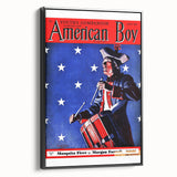 Vintage Magazine Cover Art - American Boy July 1936 Mosquito Fleet