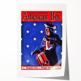 Vintage Magazine Cover Art - American Boy July 1936 Mosquito Fleet