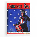 Vintage Magazine Cover Art - American Boy July 1936 Mosquito Fleet